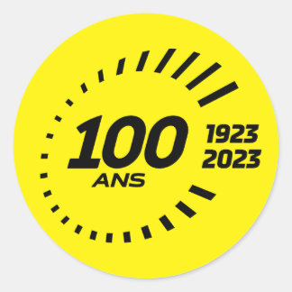 Sticker Rond 1923-2023 Centenaire de course Le Mans 24 Heures G