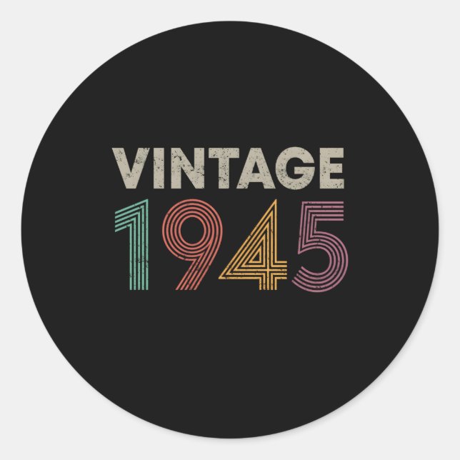 STICKER ROND 1945 (Devant)