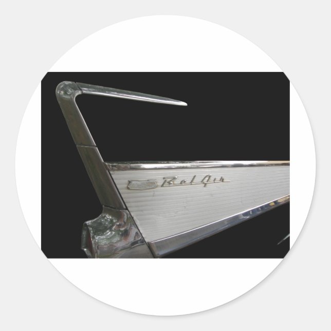 Sticker Rond 1957 Chevy Bel Air (Devant)
