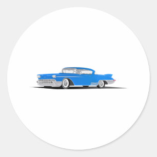Sticker Rond 1958 Cadillac El Dorado