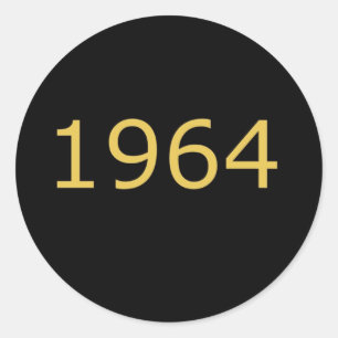 STICKER ROND 1964
