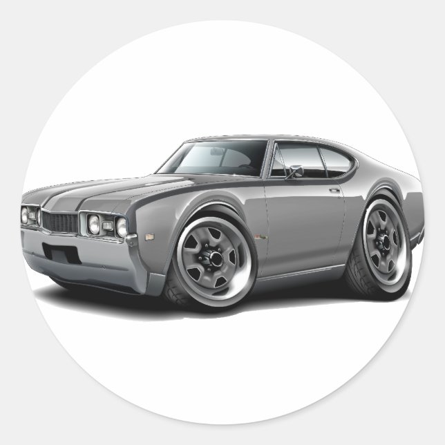 Sticker Rond 1968 Hurst Olds (Devant)