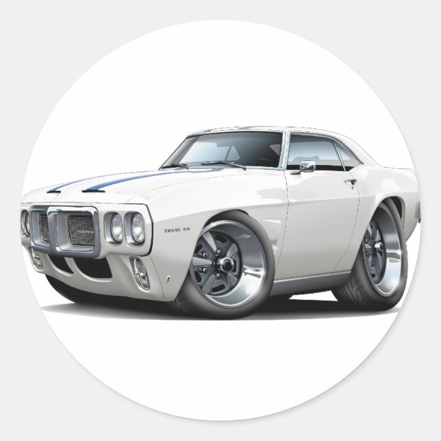 Sticker Rond 1969 Firebird Trans Am (Devant)