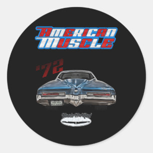 Sticker Rond 1972 72 Riviera Boattail Grangrandsportgs455