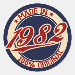 STICKER ROND 1982