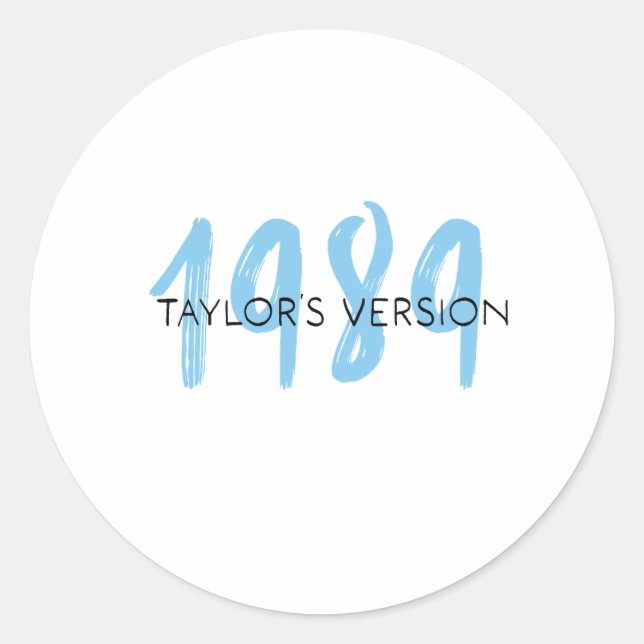 STICKER ROND 1989 (Devant)