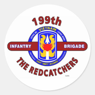 Sticker Rond 199TH BRIGADE d'INFANTERIE "Le REDCATCHERS "
