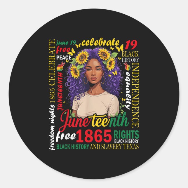 Sticker Rond 19 juin 1865 Hist (Devant)