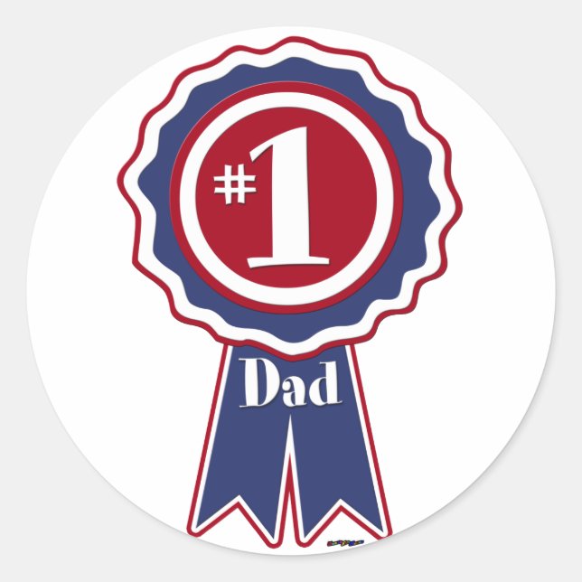 Sticker Rond #1 Papa (Devant)