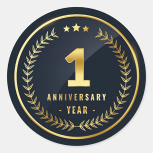 Sticker Rond 1er anniversaire
