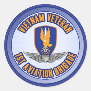Sticker Rond 1er Avn Bde Master Aviator