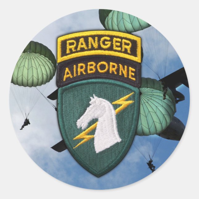 Sticker Rond 1er commandement des opérations spéciales anciens  (Devant)