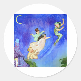 STICKER ROND 1ER ÉTOILE À DROITE, DIRECTEMENT JUSQU'AU MATIN