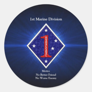 Sticker Rond 1er mars division