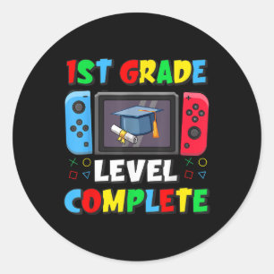 Sticker Rond 1ère année Complète Dernière journée de la vidéo s