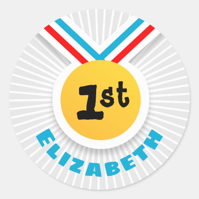 Sticker Rond 1ère place (Devant)