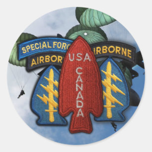 Sticker Rond 1ère rustine SFG de la Force spéciale 1ère SSF