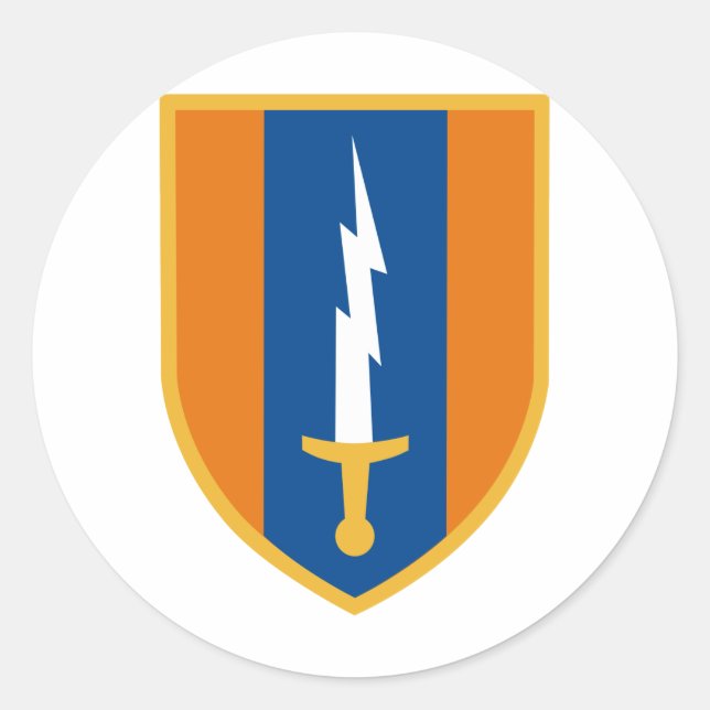 Sticker Rond 1re brigade de signalisation (Devant)