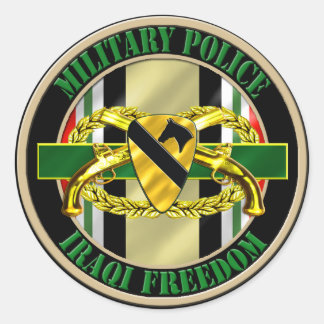 Sticker Rond 1re division de cavalerie Police militaire OIF
