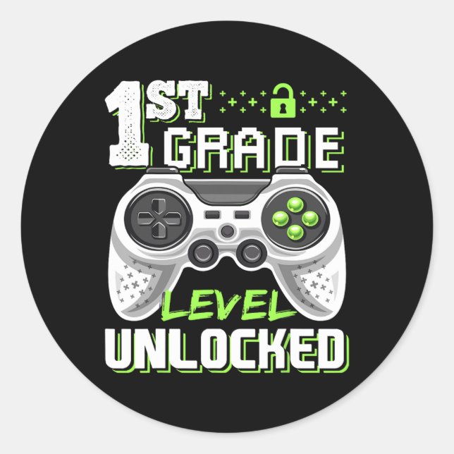 Sticker Rond 1st Grade (Devant)