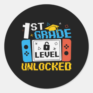Sticker Rond 1st Grade