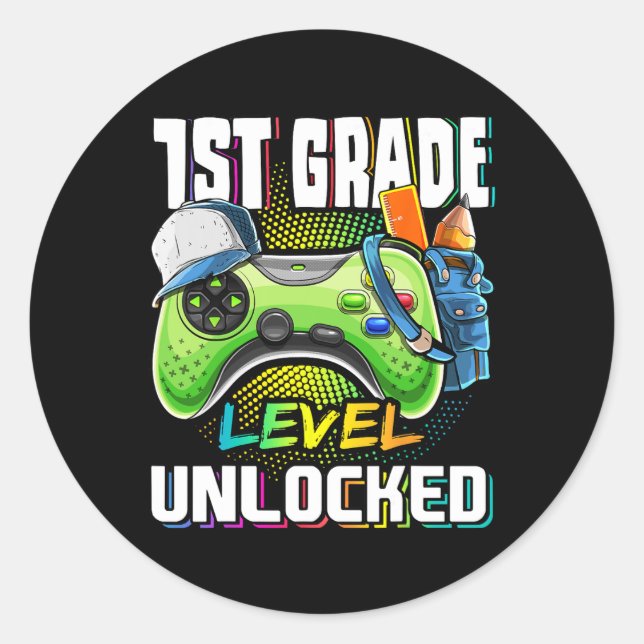 Sticker Rond 1st Grade (Devant)