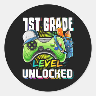 Sticker Rond 1st Grade