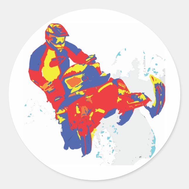 Sticker Rond 1wARHOL-sLEDS-2 (Devant)