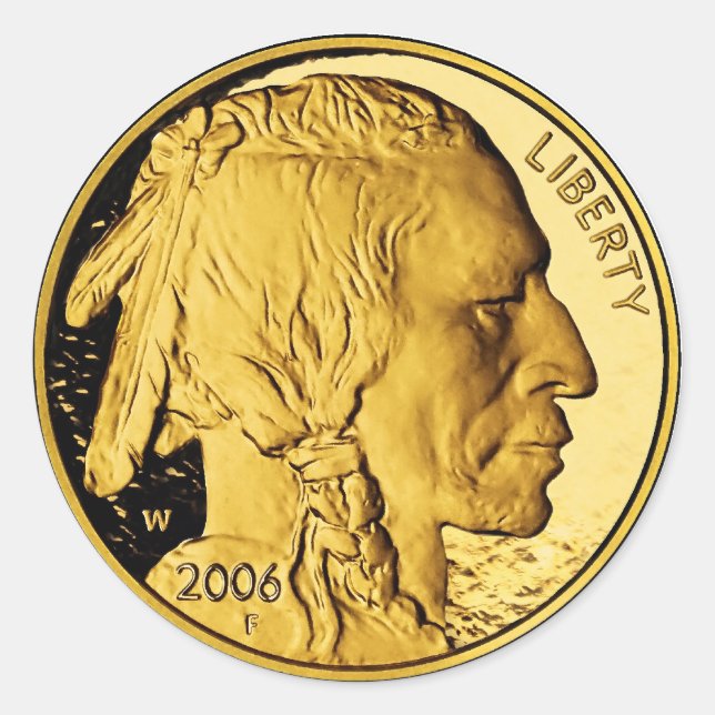Sticker Rond 2006 American Buffalo Proof Gold Bullion Coin (Devant)