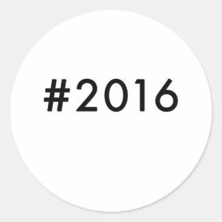 STICKER ROND 2016