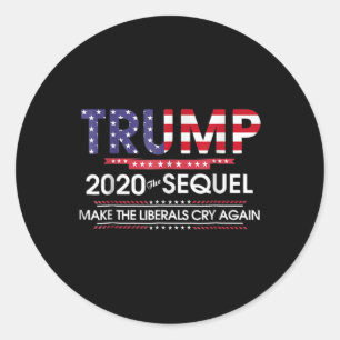 Sticker Rond 2020 La séquelle fait pleurer à nouveau les libéra