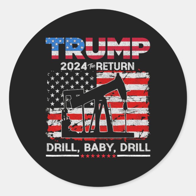 Sticker Rond 2024 Drill Baby (Devant)