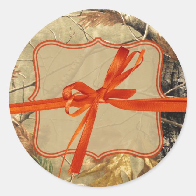 Sticker Rond 20 - 1,5 Enveloppe Chasseurs de phoques Camoflouge (Devant)