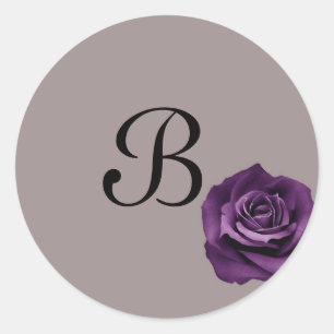 Sticker Rond 20 - 1,5 Enveloppe Rose violet de phoque