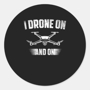Sticker Rond 20.Drones pour un pilote de drone