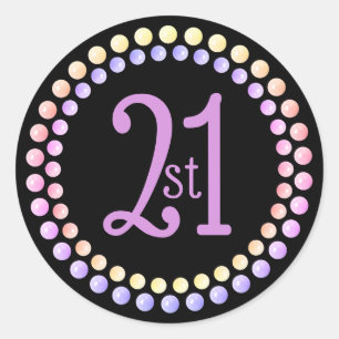 Sticker Rond 21e