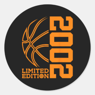 STICKER ROND 21E ANNIVERSAIRE BASKETBALL LIMITED EDITION 2002