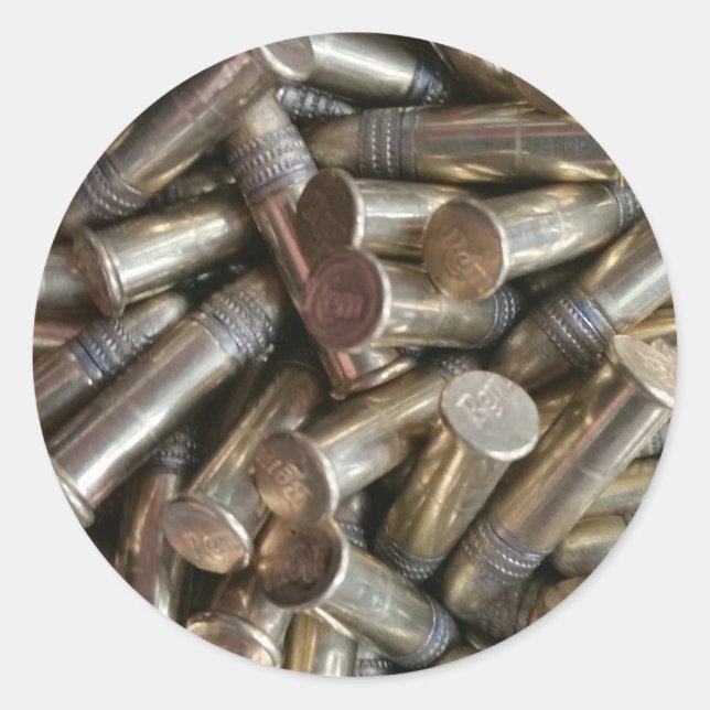 Sticker Rond 22 balles de calibre (Devant)