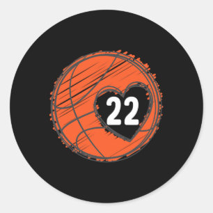 Sticker Rond #22 Numéro 22 - Bysketbyll Graphic Dire Byll Bby