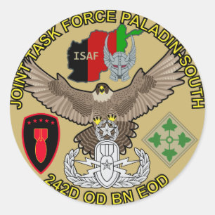 Sticker Rond 242e EOD JTF Paladin-Sud