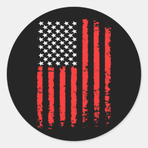 Sticker Rond 250e anniversaire du drapeau américain des États-U