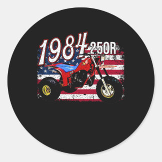 Sticker Rond 250r Atc 1984 84 4 juillet American