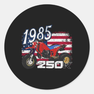 Sticker Rond 250r Atc 1985 85 4 juillet American