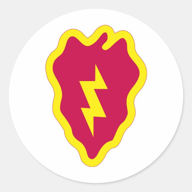 Sticker Rond 25e division d'infanterie (Devant)