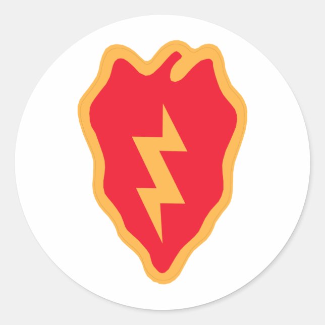 Sticker Rond 25e division d'infanterie (Devant)