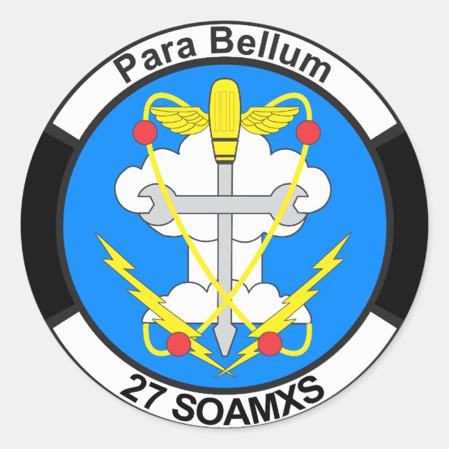 STICKER ROND 27 SOAMXS (Devant)