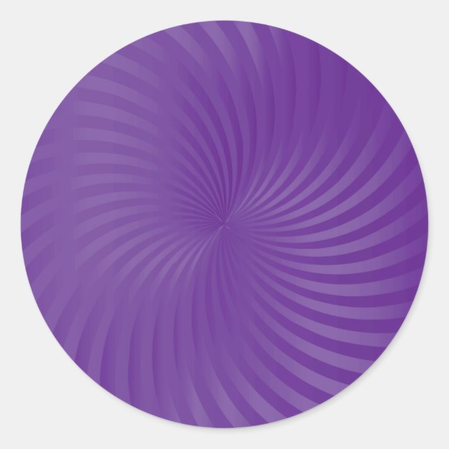 Sticker Rond 28 Couleurs Choix de tourbillons (Devant)