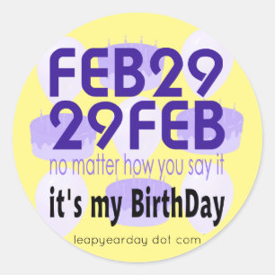 STICKER ROND 29 FÉV