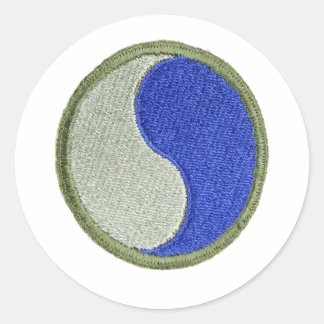 Sticker Rond 29e infantry