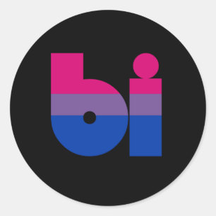 STICKER ROND 2 BISEXUELS